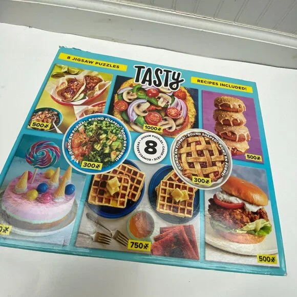 Tasty Puzzle 8 Puzzles in one Ceaco puzzles jigsaw Food puzzles 8 puzzles - Picture 2 of 7